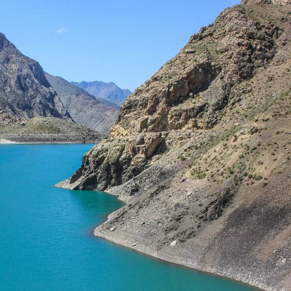 lac montan glaciar Tadjikistan